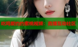 吃鸡爱约约蜜桃视频：直播互动社区