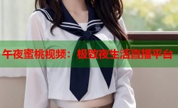 午夜蜜桃视频：极致夜生活直播平台