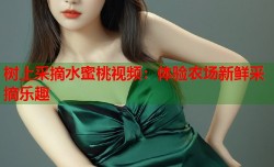树上采摘水蜜桃视频：体验农场新鲜采摘乐趣