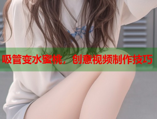 吸管变水蜜桃，创意视频制作技巧  第1张