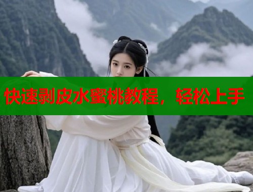 快速剥皮水蜜桃教程，轻松上手  第1张